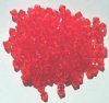 200 6mm Acrylic Faceted Bicone Light Siam